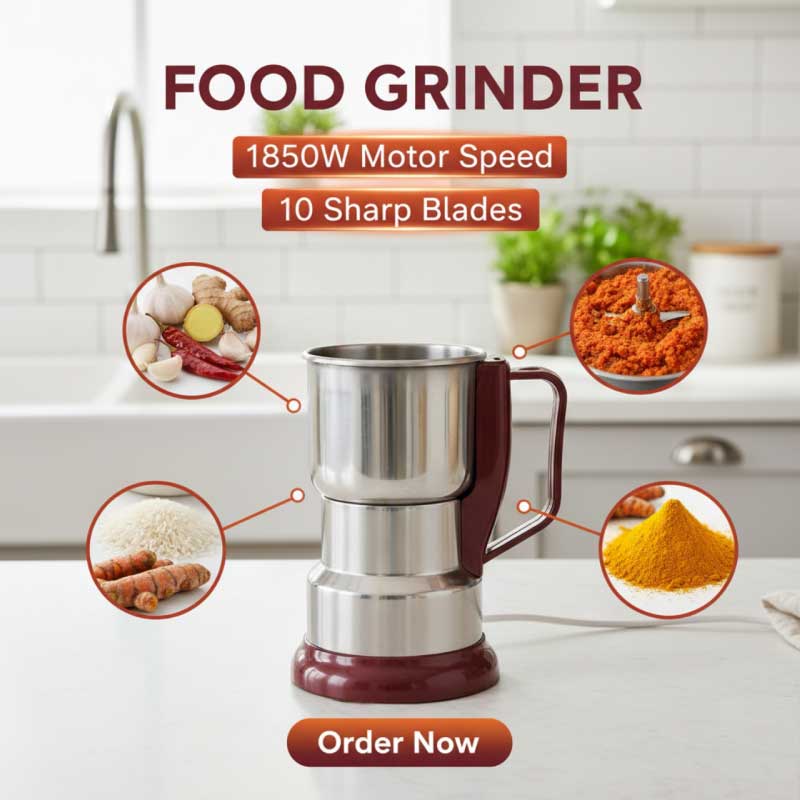 Electric Food Grinder 1850W